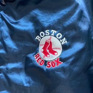 Vintage 80s Boston Red Sox Swingster Satin MLB Jacket / size XL